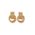 Capucine gold hoop earrings by Arella
